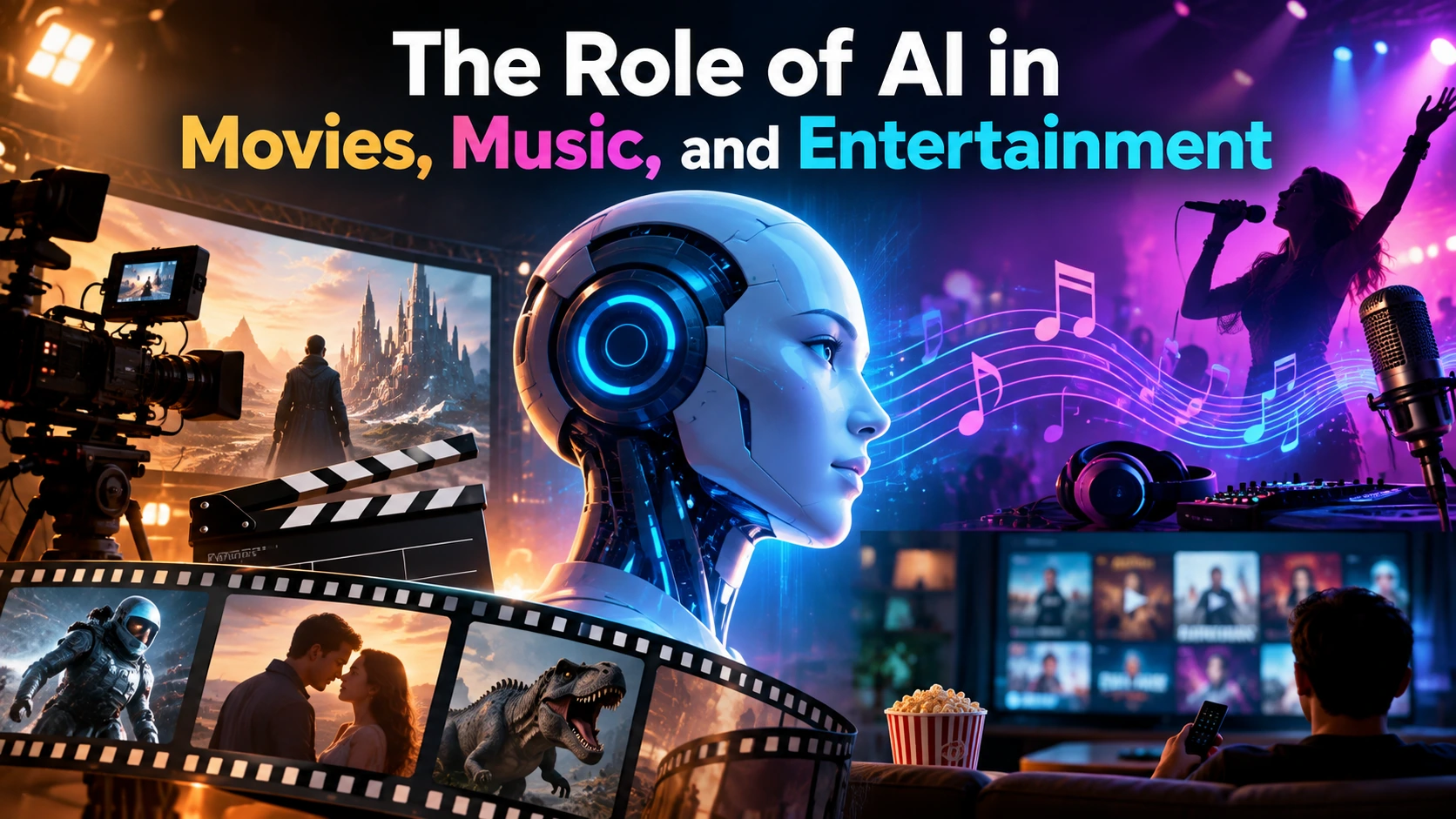 The Role of AI in Movies, Music, and Entertainment
