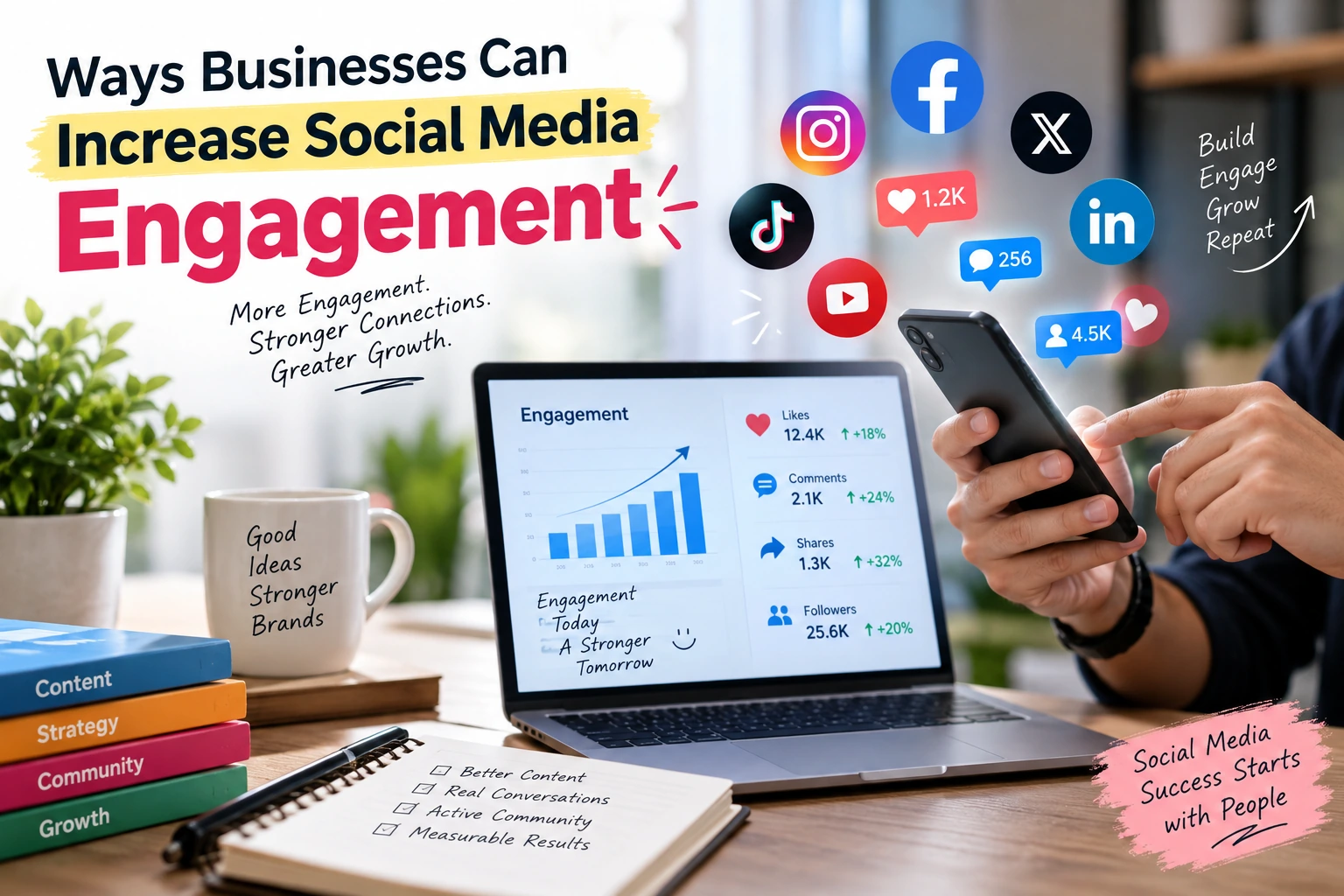 Ways Businesses Can Increase Social Media Engagement